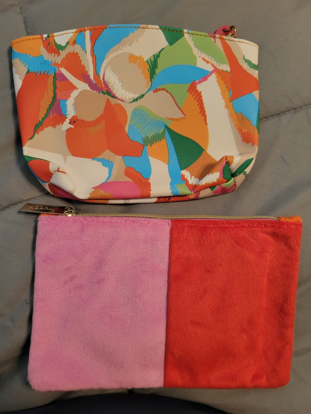 2 Ipsy Orange Tripical Glam Bags (Empty)